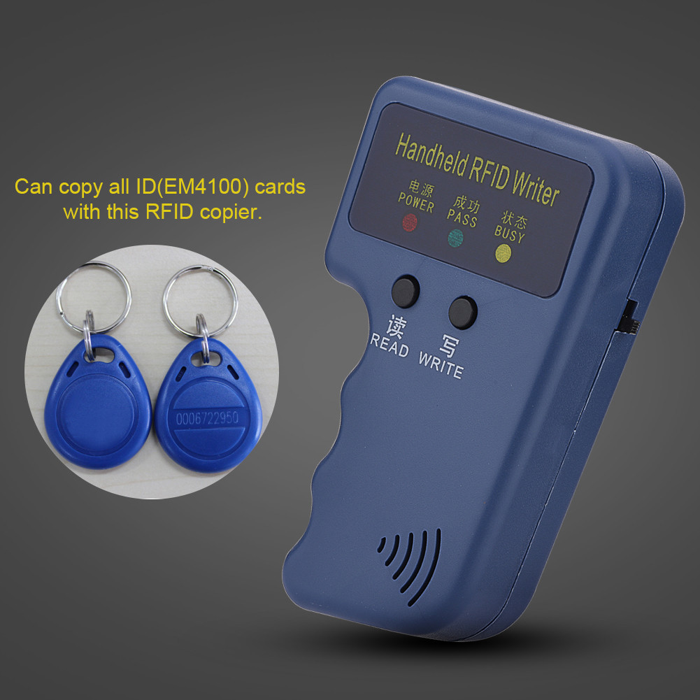 Freemarket 125KHz Portable Handheld RFID ID Card Copier Reader / Writer ...