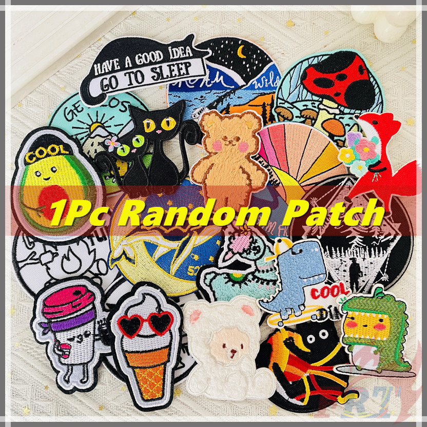 ☸ VSCO：Random Patch ☸ 1Pc Diy Badge Patch Random Style | Shopee Philippines