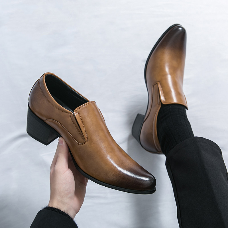 Hight Heel Business Shoes 38-46 Career Work Shoes Leather Formal ...