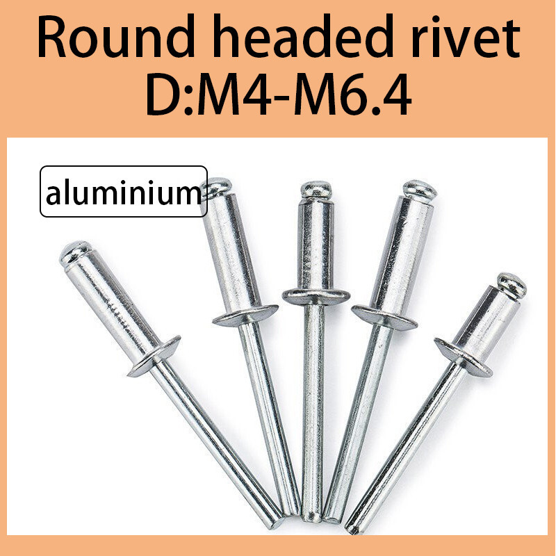 Silver aluminum Blind Rivets/Rivets M4/M5/M6.4 | Shopee Philippines