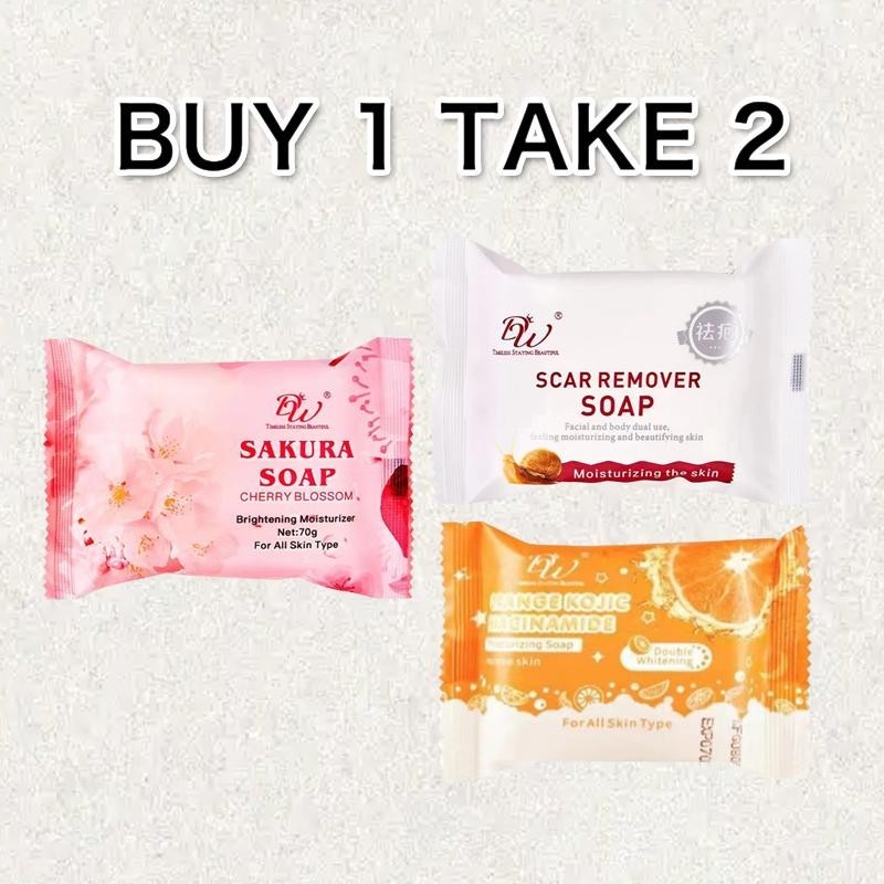 BUY1 TAKE2 DW Whitening Moisturizing Deep Cleaning Bat Soap 65g Body ...