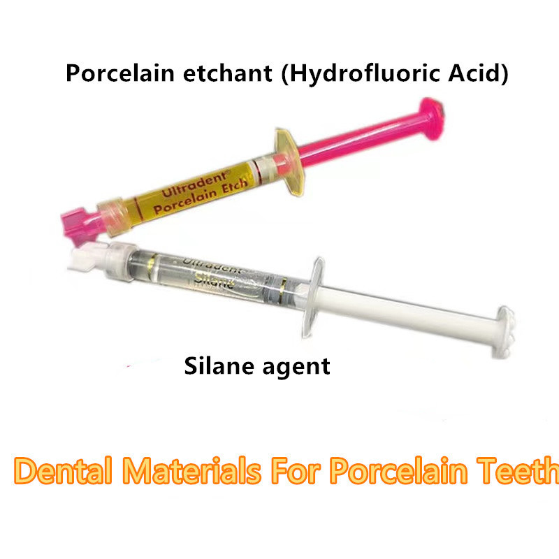 1.2ml Ultradent Porcelain Acid Etch Hydrofluoric Acid Silane Dental Gel ...