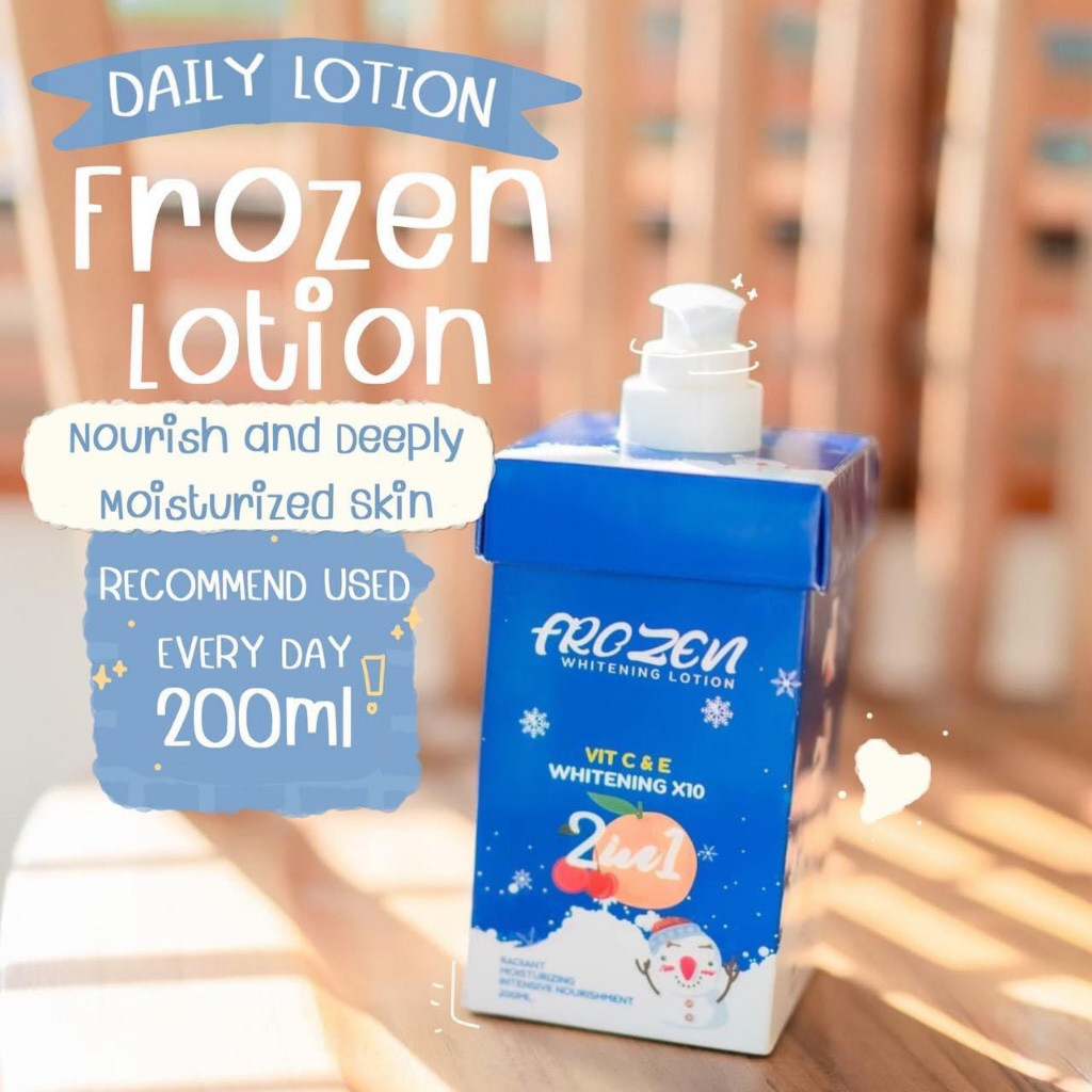 AMAZING Frozen Whitening Lotion 2in1 (FDA NOTIFIED ORIGINAL) | Shopee ...