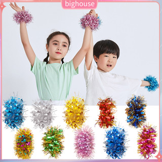 BH Sparkling Cheer Wristband Hot Pink Cheer Accessory 6 Pcs Cheerleading Pom Poms Set with Elastic Wristband and Hair Ropes Perfect for Team Celebrations and Volleyball Shopee Philippines