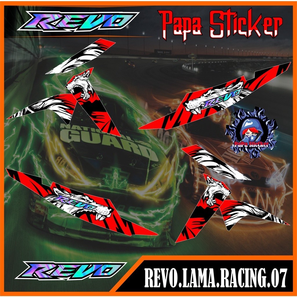 Striping REVO OLD 2007 Sticker Variations Scotlite Motor Stickers LIST ...