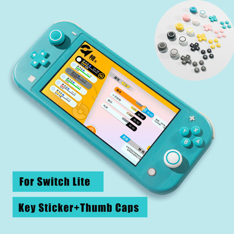 D-pad Cross Direction Button ABXY Key Sticker Joystick Thumb Stick Grip ...