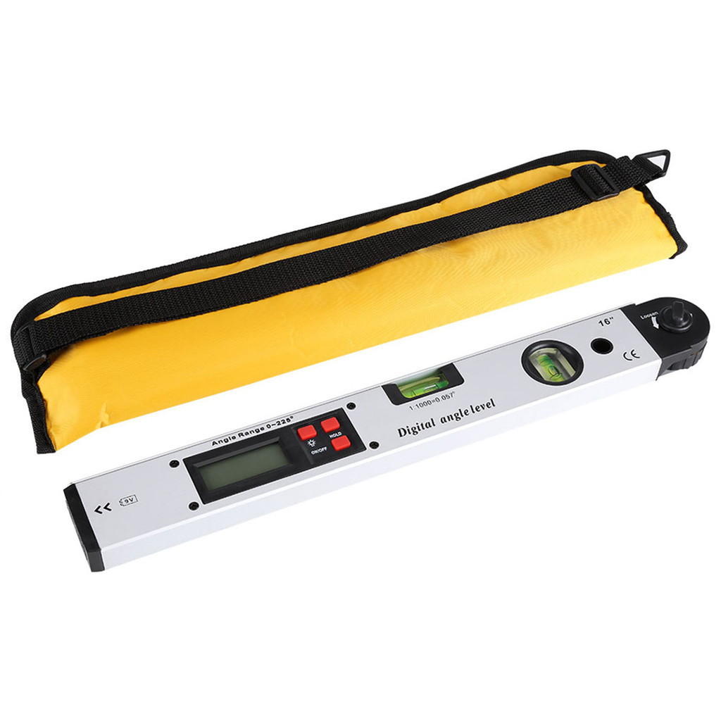 360 degree Range Digital Inclinometer Level Angle Gauge Finder Upright ...