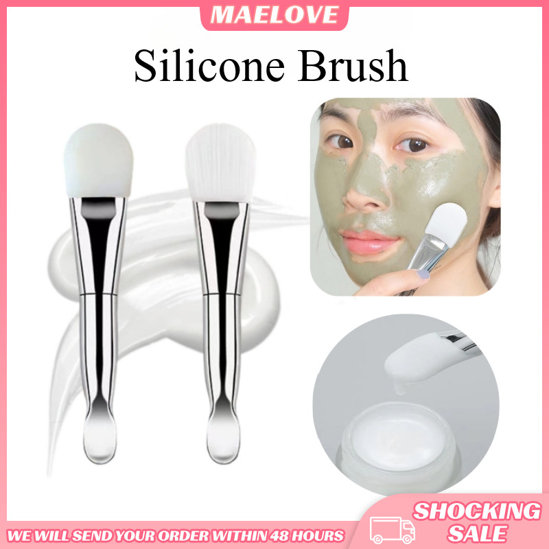 2 in1 Silicone Facial Mask Brush fo Aloe Vera Gel Facial Mask With ...