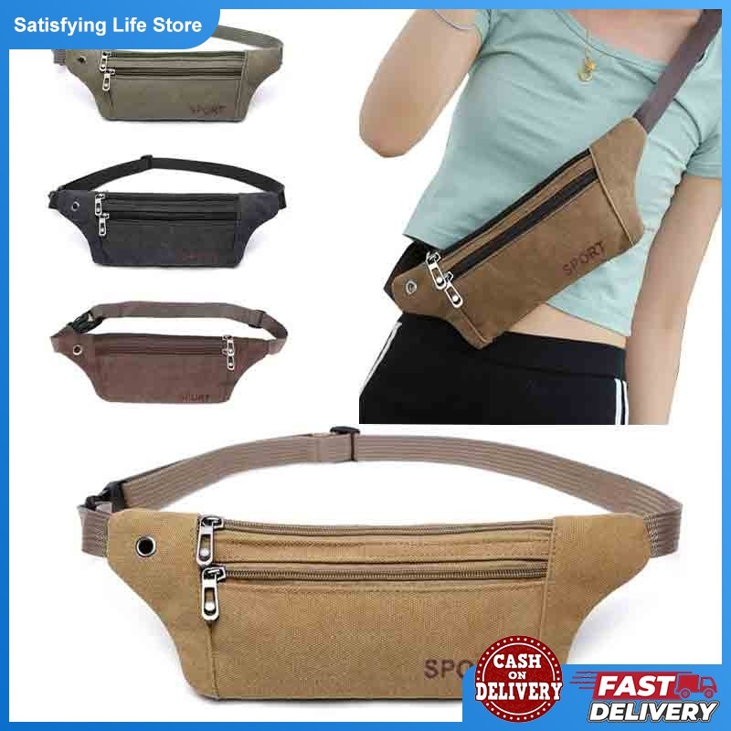 Men Running Purses Casual Durable Fanny Waist Pack Male Waist Bags Belt ...