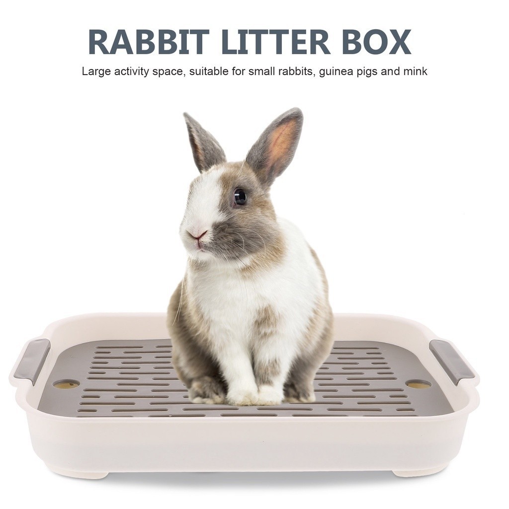Picture of Anti-fall Bunny Potty Rabbit Rabbits Training Toilet Tray Guinea Pig ...