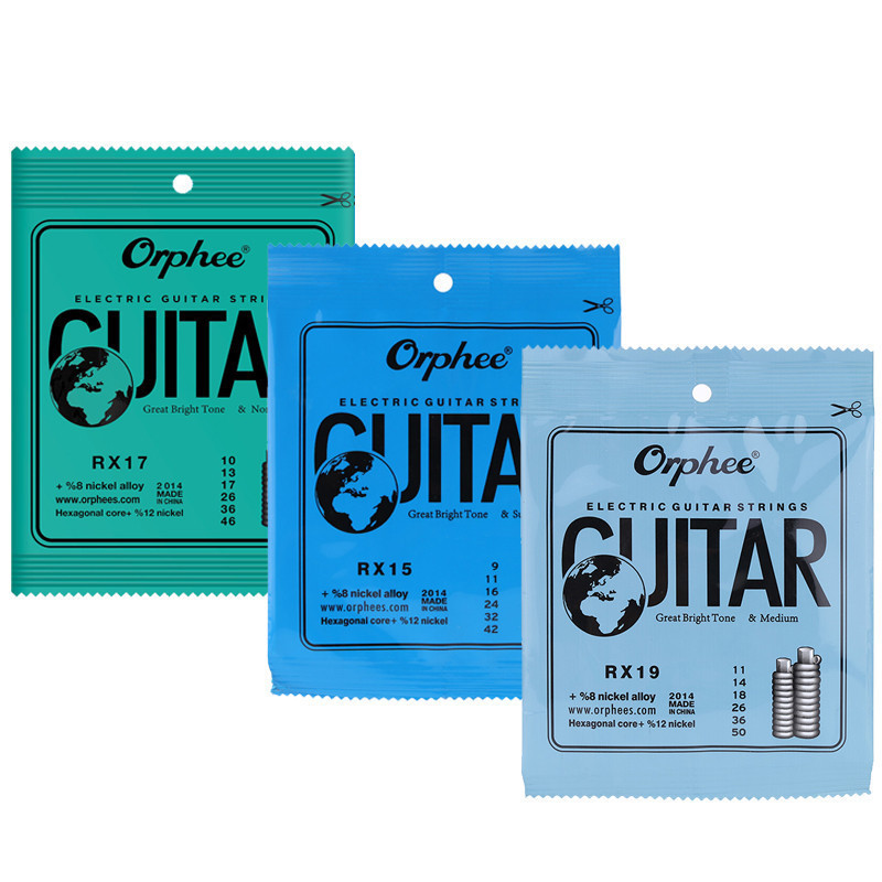 Orphee Electric Guitar Strings RX15 RX17 RX19 High Quality Corrosion Resistant Soft and Bright Tone Shopee Philippines