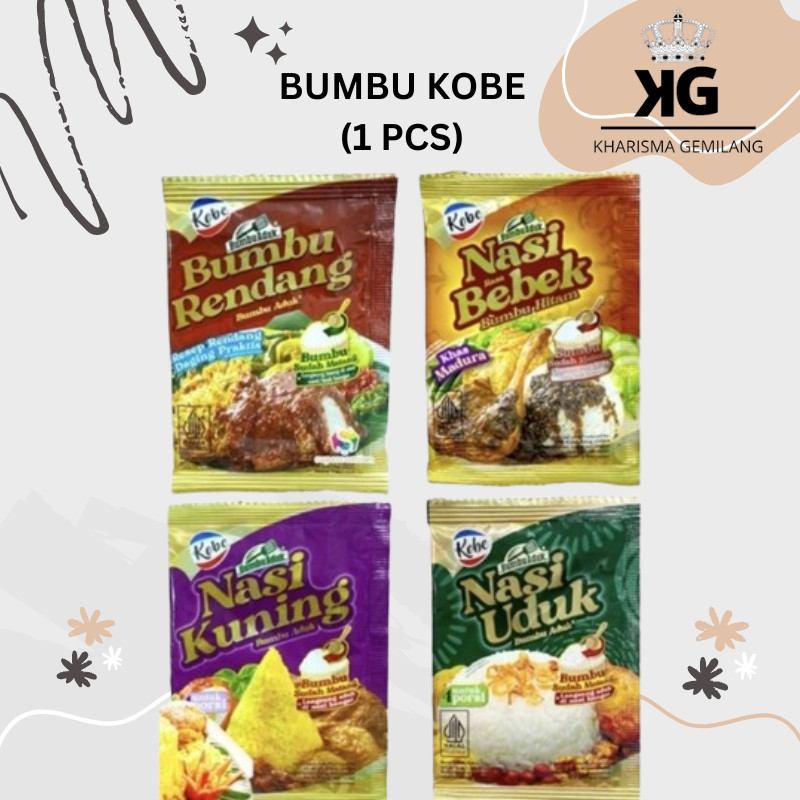 KG - KOBE INSTANT SEASONING 15 GRAM (1 PCS) kobe Seasoned Rice Stir ...