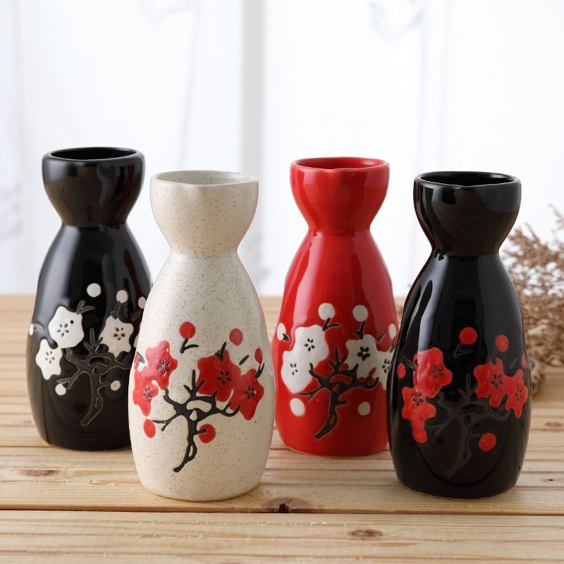 Japanese Style Sake Bottle Retro Small Wine Utensil Ceramic Liquor ...