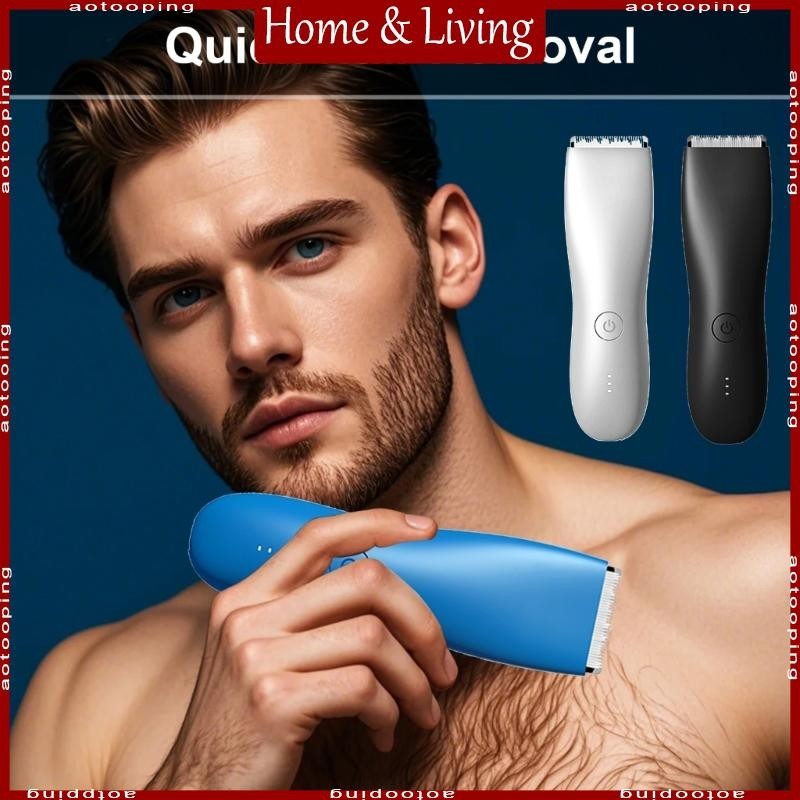 Aoto Groin Hair Trimmer Electric Manscape Trimmer For Men Waterproof