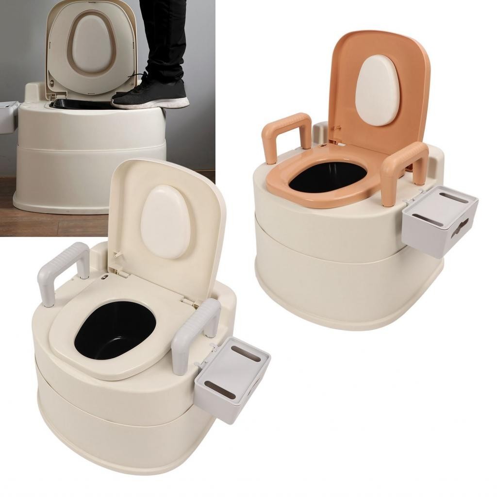 Mabao Mobile Bedside Toilet Adult Commode Chair Portable Stable Support