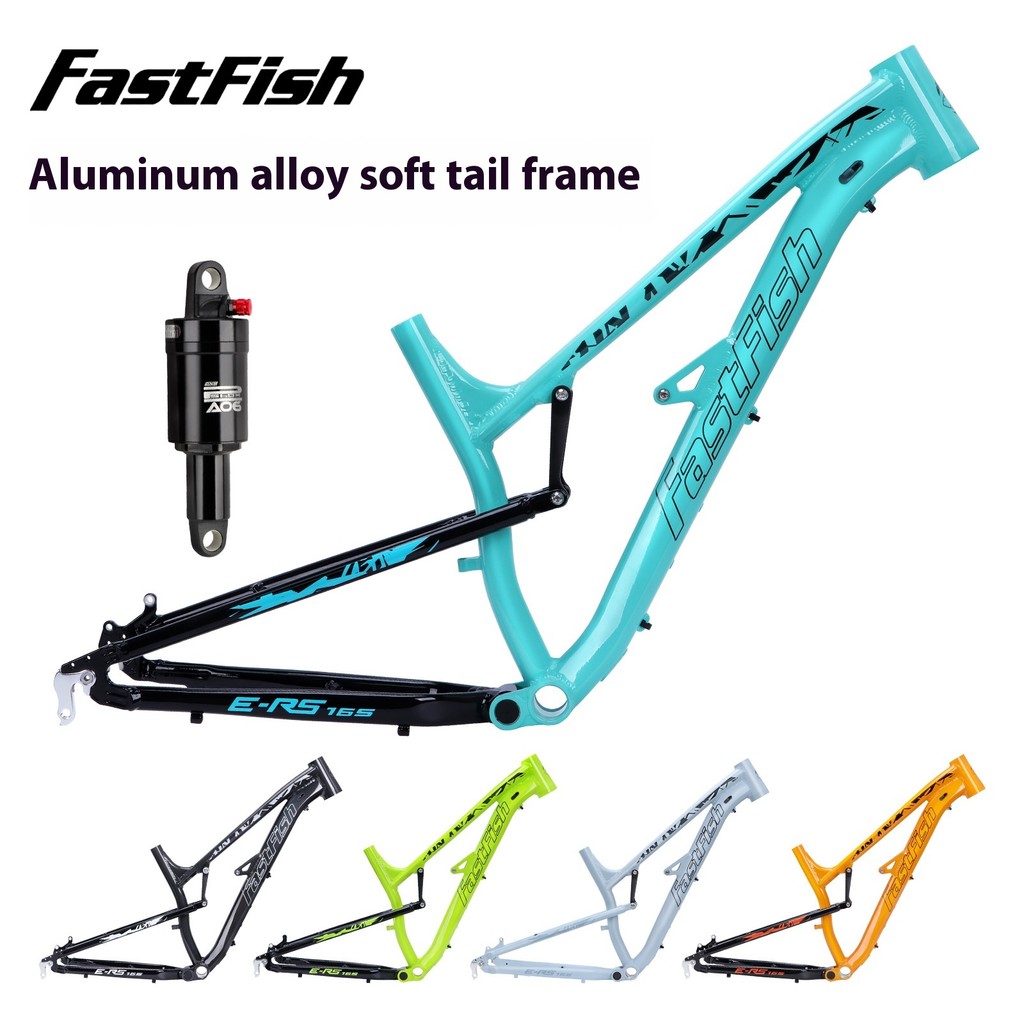 Fastfish Mountain Bike Soft Tail Frame 92cm Disc Brake Aluminum Frame ...