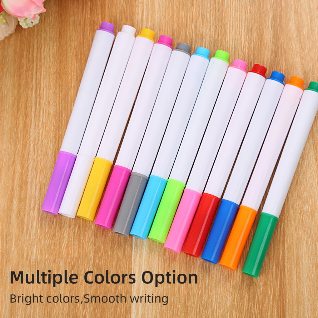 12x Liquid Chalk Pens Glass Blackboard Window Sign Marker Wipeable for ...