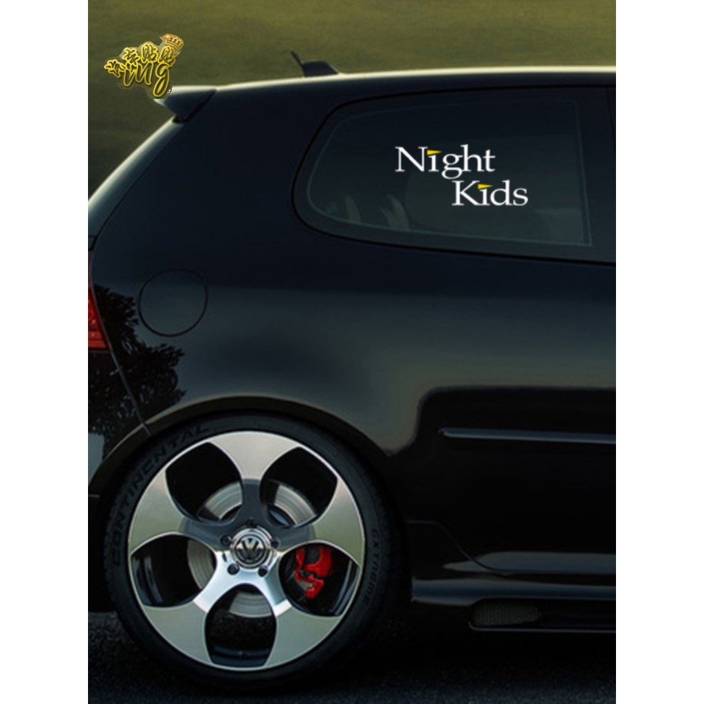 Nightkids Car Sticker Initial D Sticker Zhongliyi GTR32 Movie Same ...