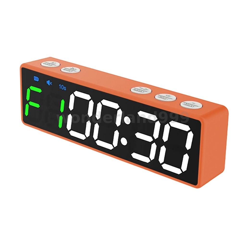 Mini Gym Timer Rechargeable Stopwatch Portable Countdown/up Clock ...