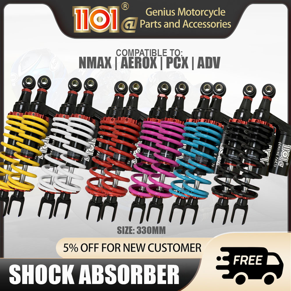 1101 NMAX / AEROX SHOCK ABSORBER ADJUSTABLE MOTORCYCLE REAR SHOCK ...