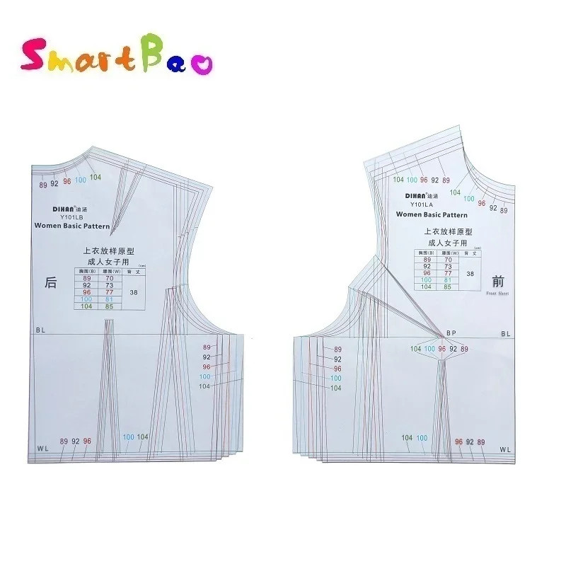 Professional Pattern Making Ruler L Size | 1:1 Full-Scale Sewing ...