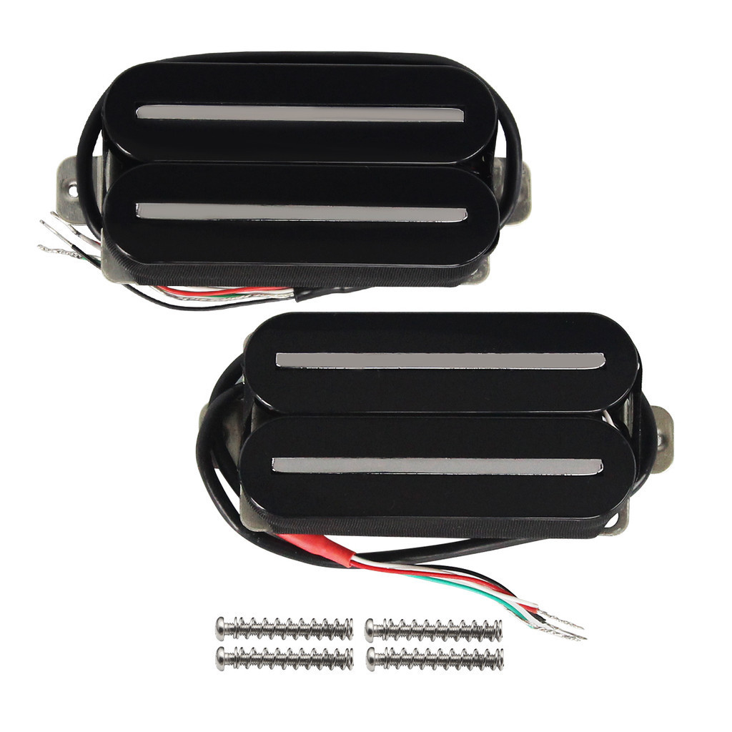 FLEOR 2PCS Hot Dual Rails Humbucker Pickup Electric Guitar Neck ...