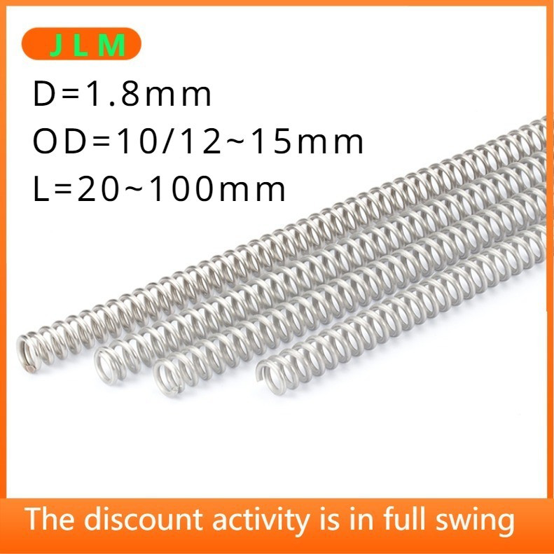 （JLMQ1）SUS304 Compression spring wire diameter of 1.8mm and outer ...