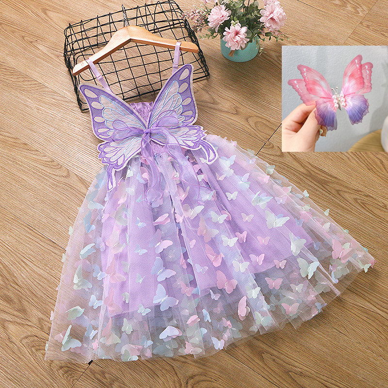Butterfly Dress for Kids Girl 10 Years Old Kids Pink Princess Dress for  Girls Summer Dresses Fashionable and Sweet Slip Dress 3-11year Birthday  Party Dress Photo Shoot Clothes | Shopee Philippines