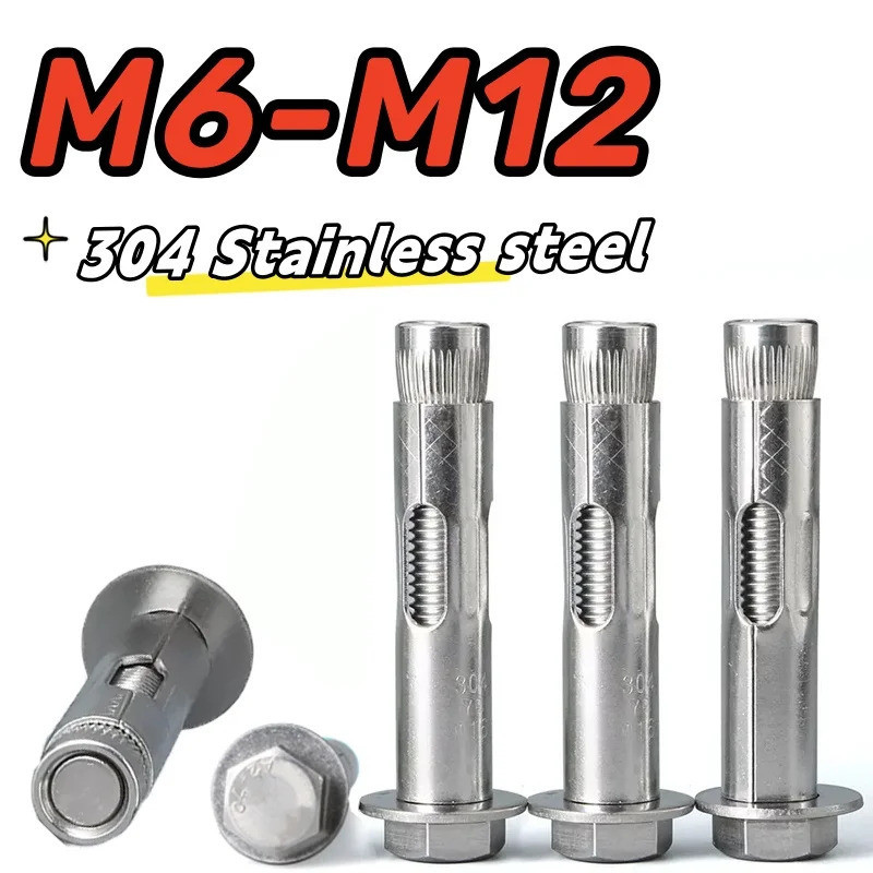 M8X40 Carbon Steel Hex Nut Sleeve Anchor Expansion Bolt Screw - View #4