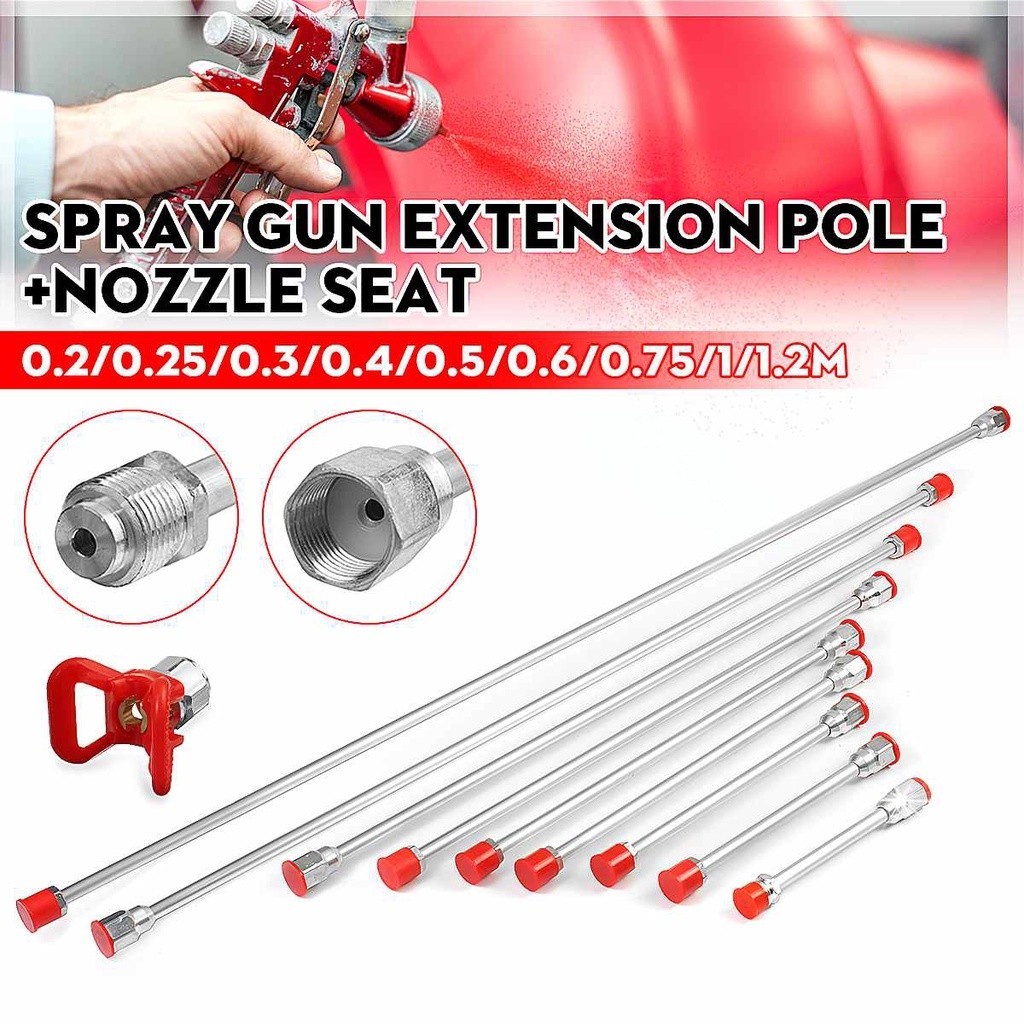 RR+√20-120cm Sprayer Extension Rod Airless Paint Spray Gun Tip ...