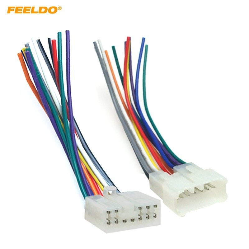 RQ+FEELDO Car Radio 12pin Male and Female Plug Wiring Connector For ...