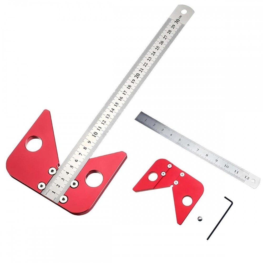 Center Scriber Finder 300mm Aluminum Alloy Tool with Torsion Resistance ...