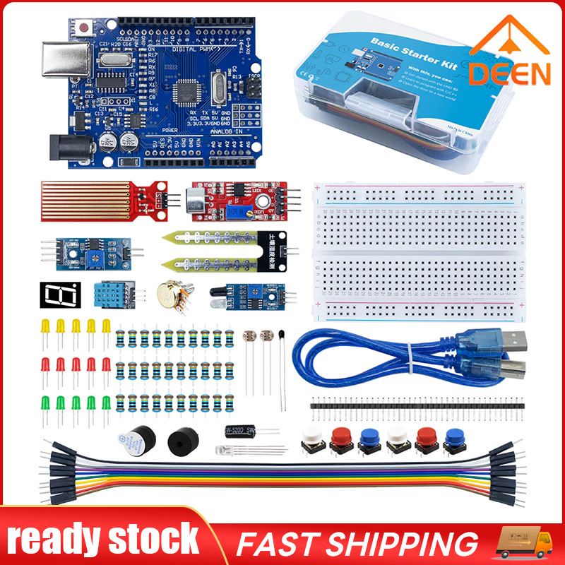 Arduino Starter Kit for Arduino UNO R3 Provide Tutorial for Beginner ...