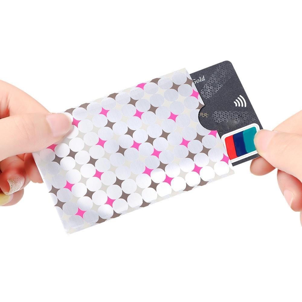 LY 10 Pcs Card Holder RFID Blocking Reader Aluminium Smart Protect Case ...