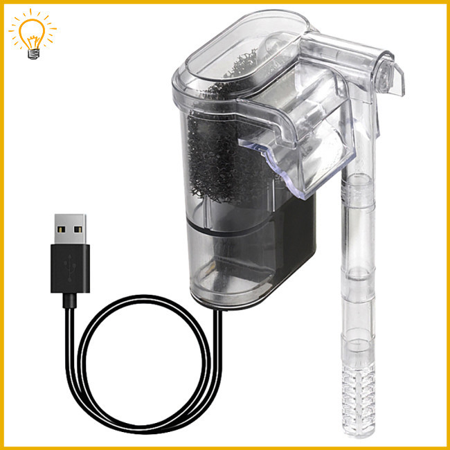 【COD】 Aquarium Filter, Mini Quiet Waterfall Fish Tank Filter ...