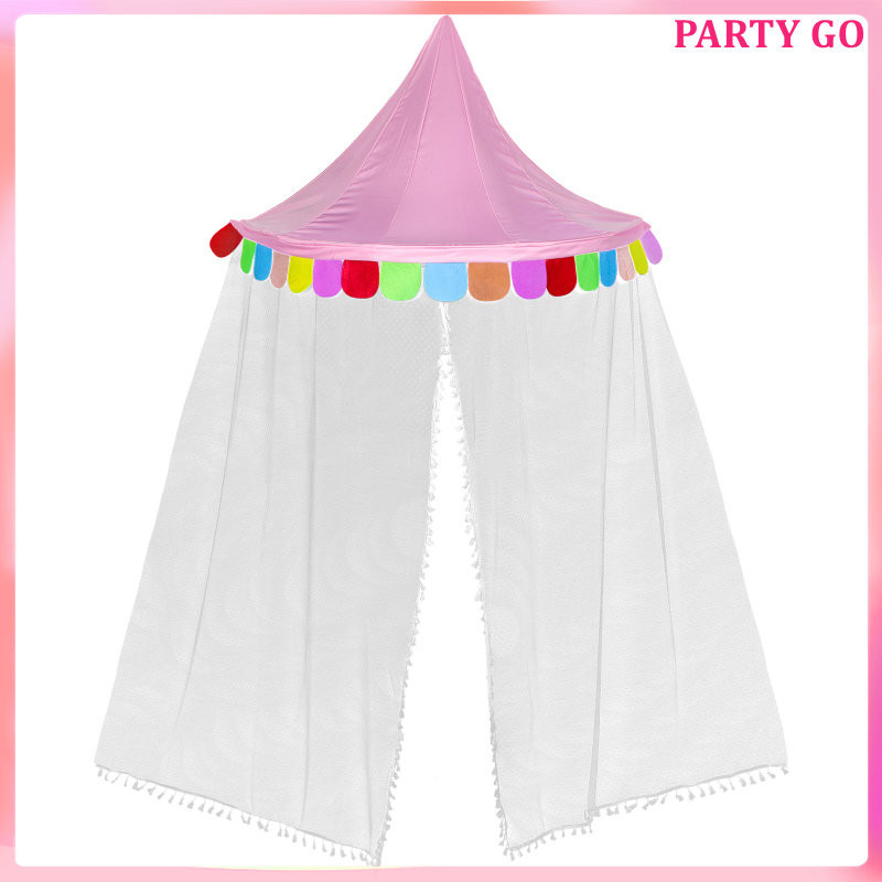 Canopy Tent with Sidewalls Kids Castle Play Princess Dome Outdoor ...