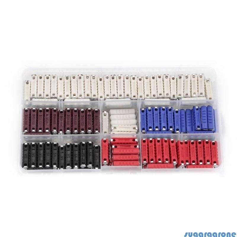 Sugar 200Pcs Torpedos Fuses Set Torpedos Shaped Fuses Automobile Fuses