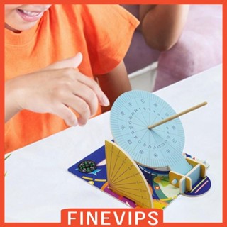 [Finevips] DIY Sundial Kit Clock Scientific Model Sundial Model Early ...