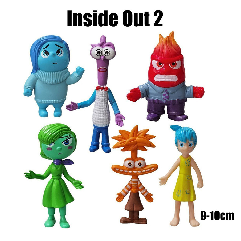 Inside Out toys Joy Sadness Fear Anger Disgust Inside Out 2 Figure ...