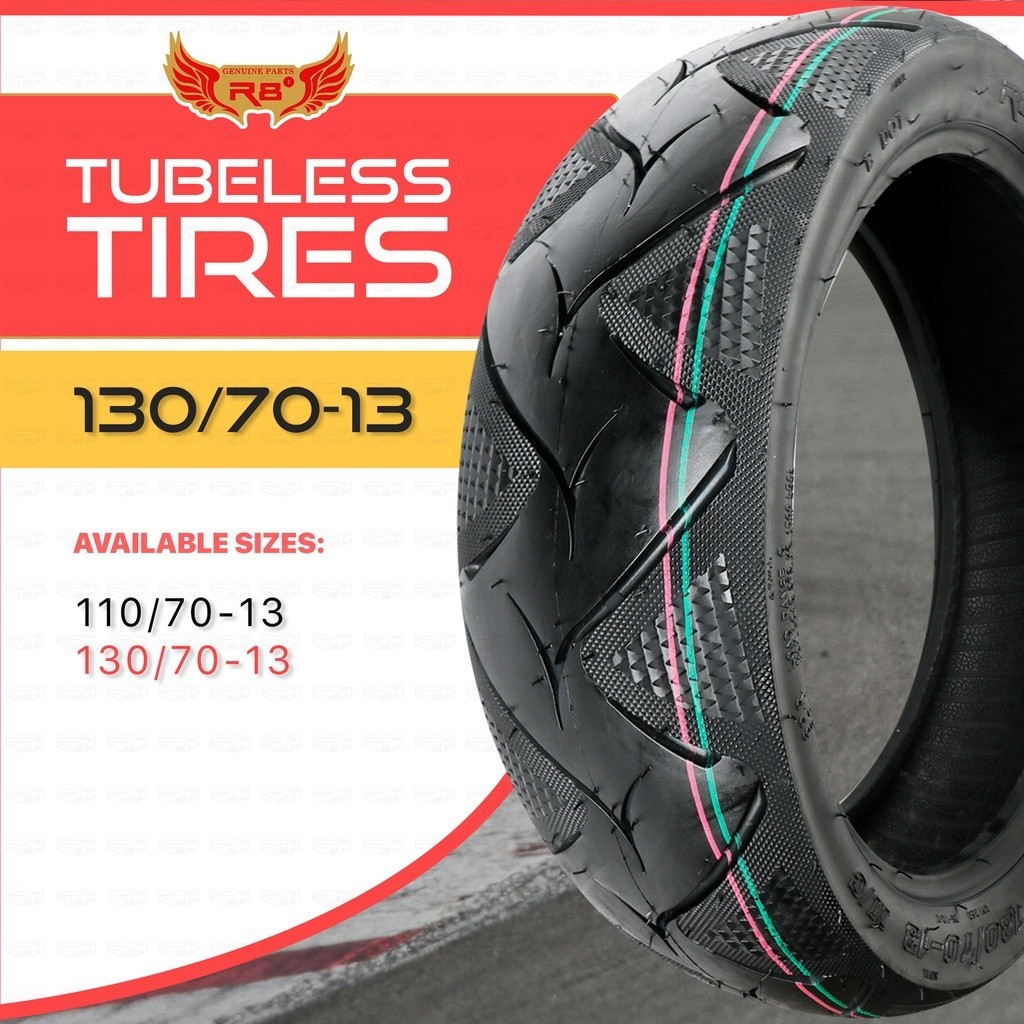 R8 TUBELESS TIRE 130/70-13, 110/70-13 For YAMAHA NMAX | Shopee Philippines