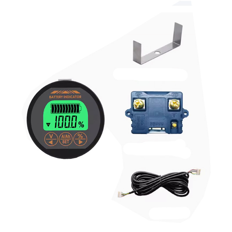 thumbnail image 2 of AiLi Battery Monitor DC 0-80V 350A - Voltmeter Ammeter SOC Ah Capacity Tester W/ 1 Year Warranty (BW-TR16-80V350A) 2 of 3