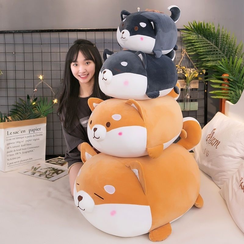 Cute Husky Plush Toy Doll Pillow Shiba Inu Ragdoll | Shopee Philippines