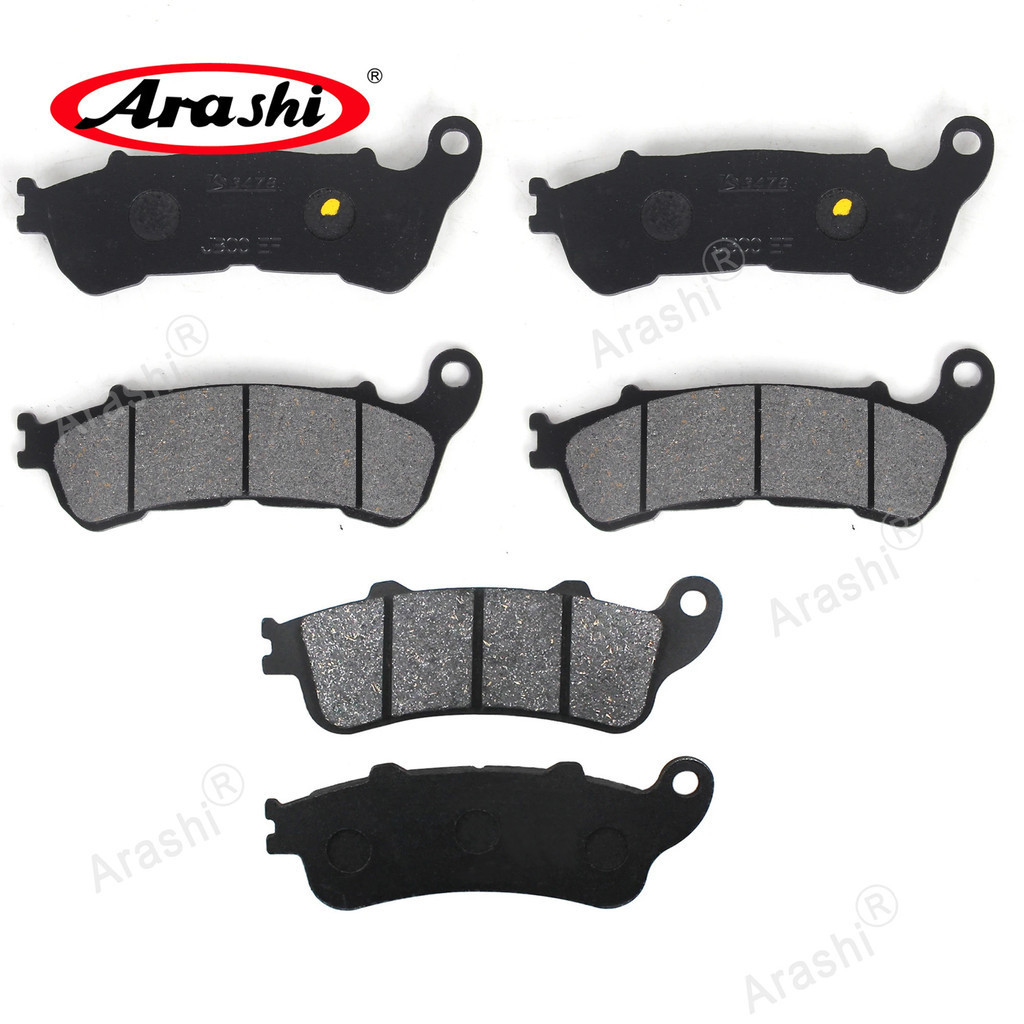 Arashi Front Rear Brake Pads For HONDA XL 1000 V Varader ABS 2004