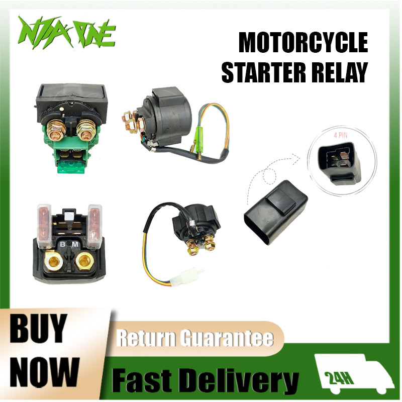 Relè Avviamento Moto Per GY6 250cc, CF250, CH250, CH125, CF188, ATV – Ricambio Plug And Play In Metallo E Plastica