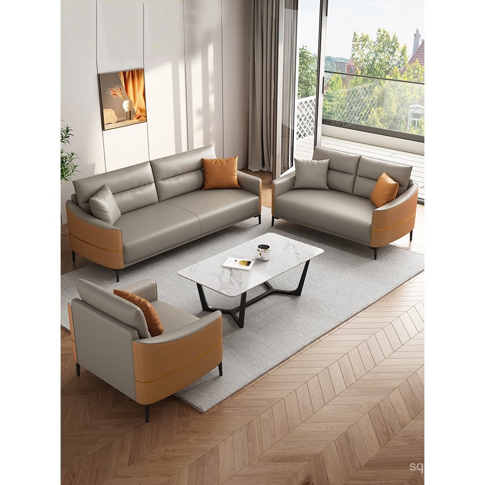Office Sofa Simple Casual Small Business Reception Meeting Room Shop ...