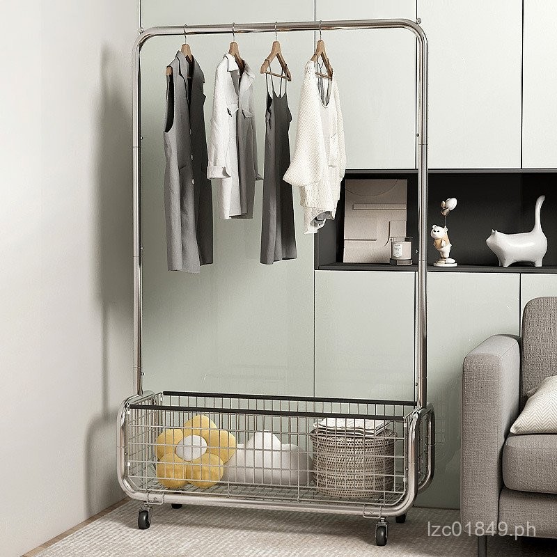 Clothes Hanger Household Drying Rack Floor-standing Coat Rack with ...