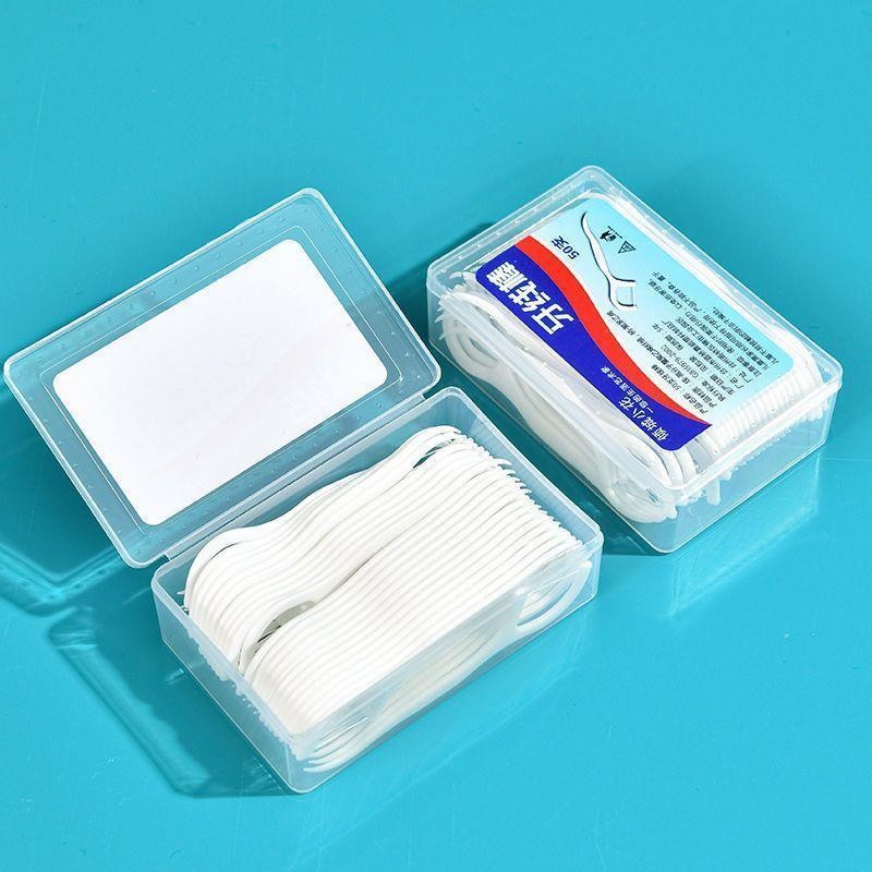 Dental Floss Picks Classic Toothpicks Ultra-fine Round Line Tooth ...