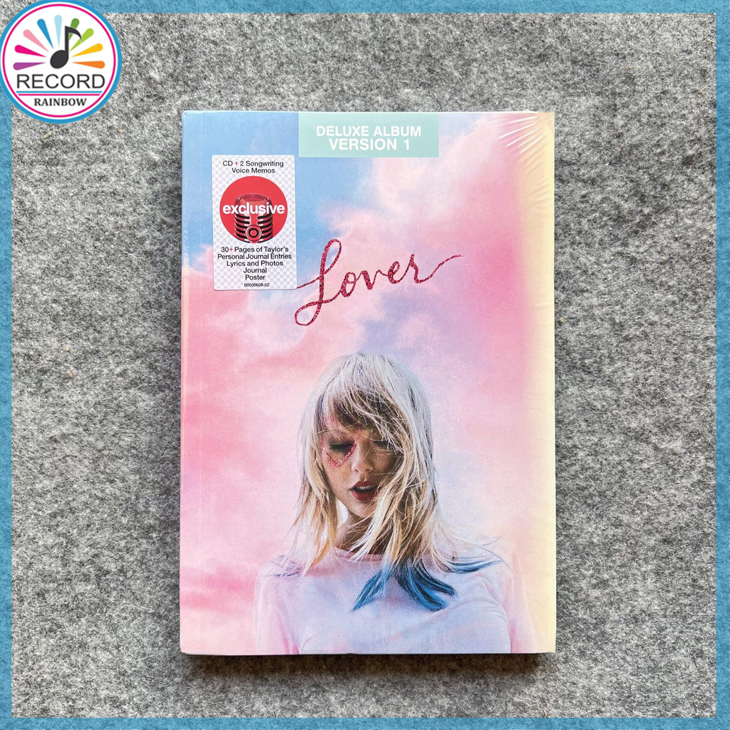 Taylor Swift Lover Deluxe Record Album Version 1-4 Paper Box