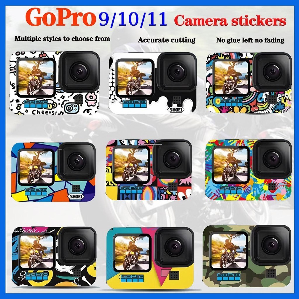For Gopro 9/10/11 Sports Camera Protection Stickers Decoration ...
