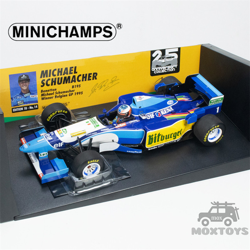 Minichamps 517950501 1/43 Benetton Renault B195 M. Schumacher